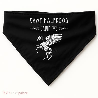 Camp Half blood Cabin Hades Lover USA-Made Doggie Bandana