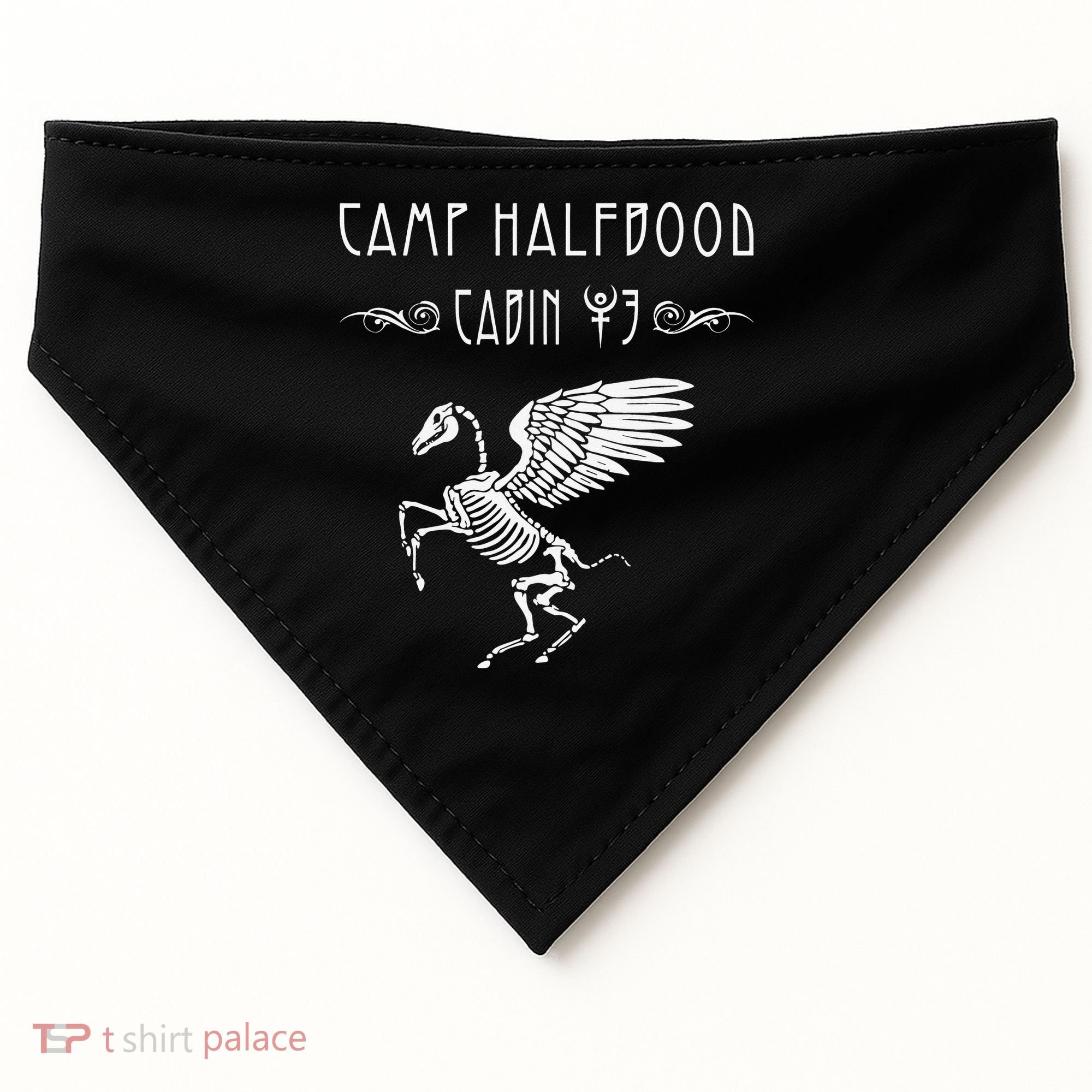Camp Half blood Cabin Hades Lover USA-Made Doggie Bandana