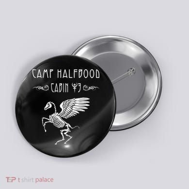 Camp Half blood Cabin Hades Lover Button