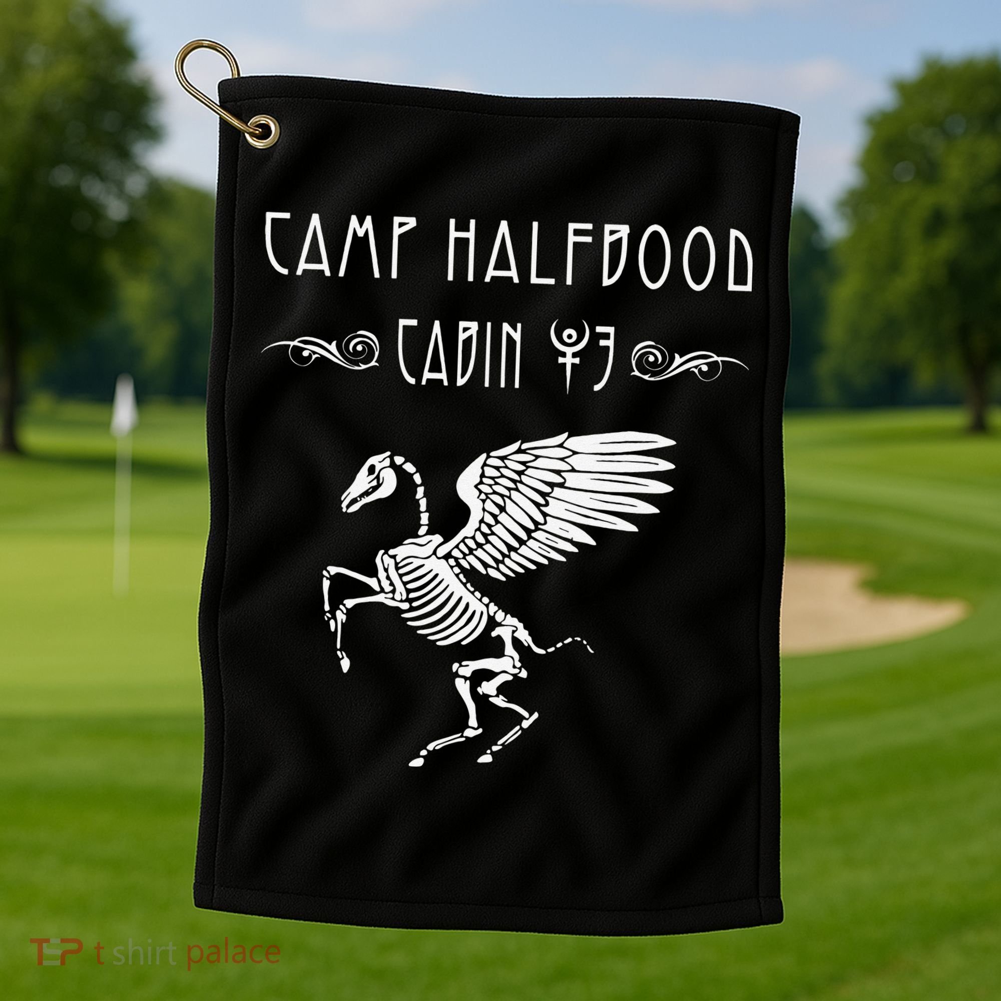 Camp Half blood Cabin Hades Lover Golf Towel