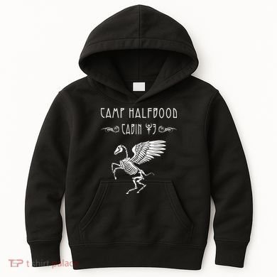 Camp Half blood Cabin Hades Lover Kids Hoodie