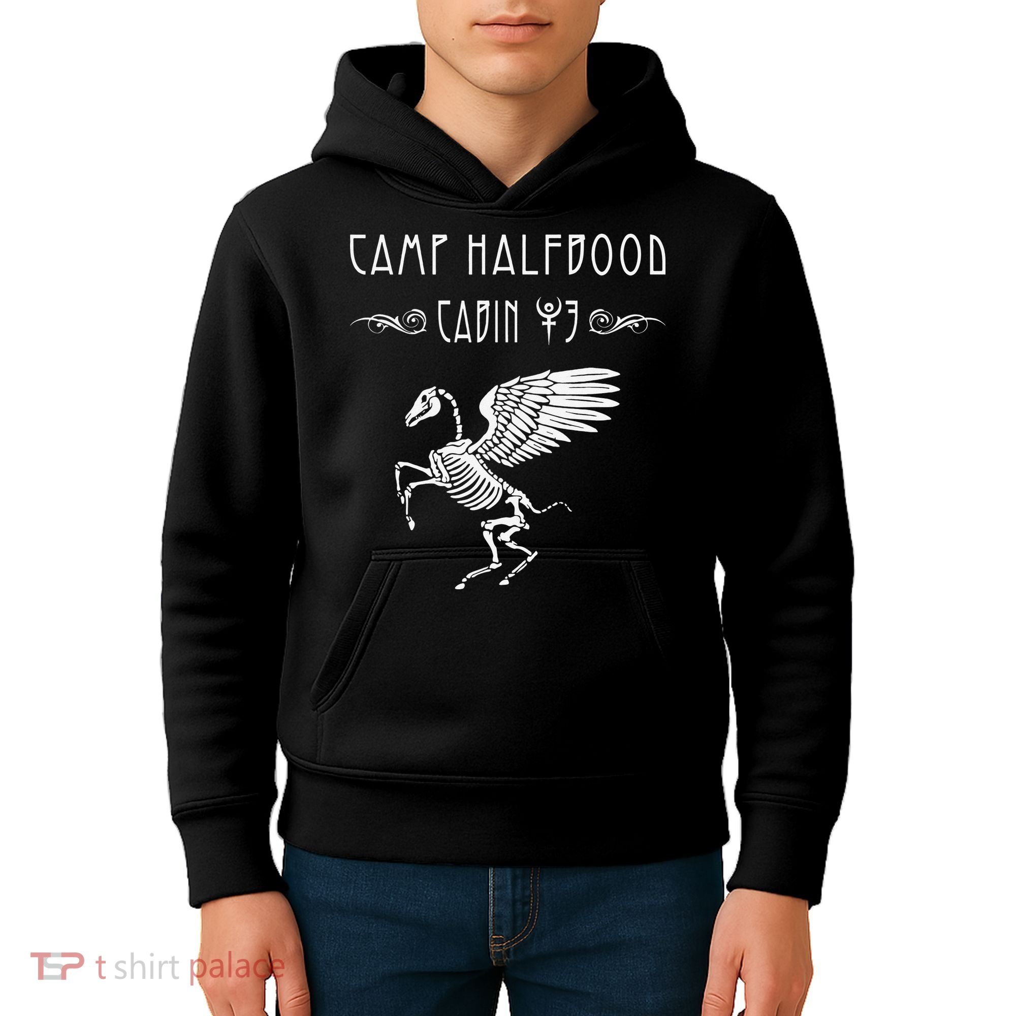 Camp Half blood Cabin Hades Lover Kids Hoodie