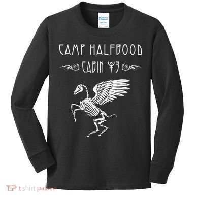 Camp Half blood Cabin Hades Lover Kids Long Sleeve Shirt