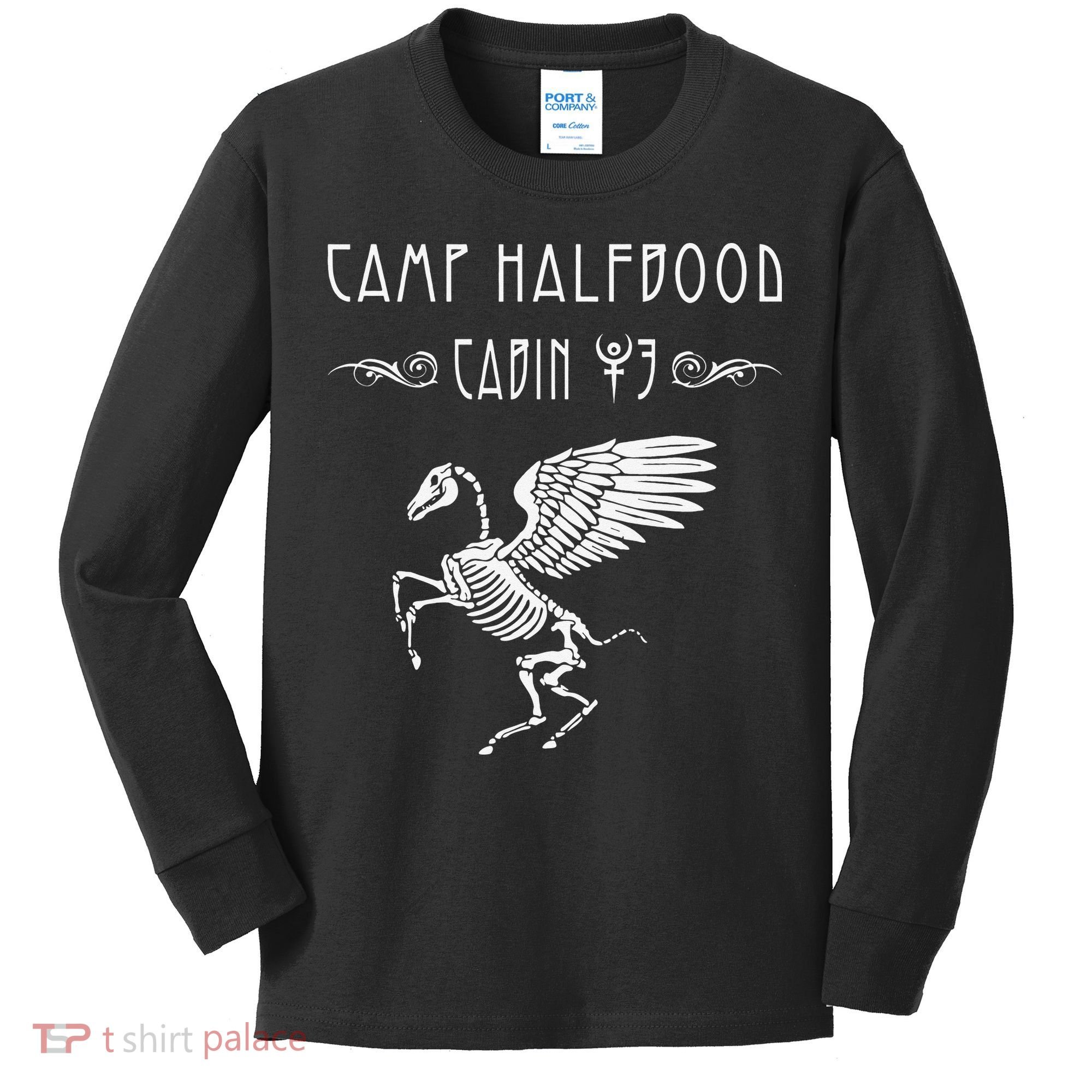 Camp Half blood Cabin Hades Lover Kids Long Sleeve Shirt