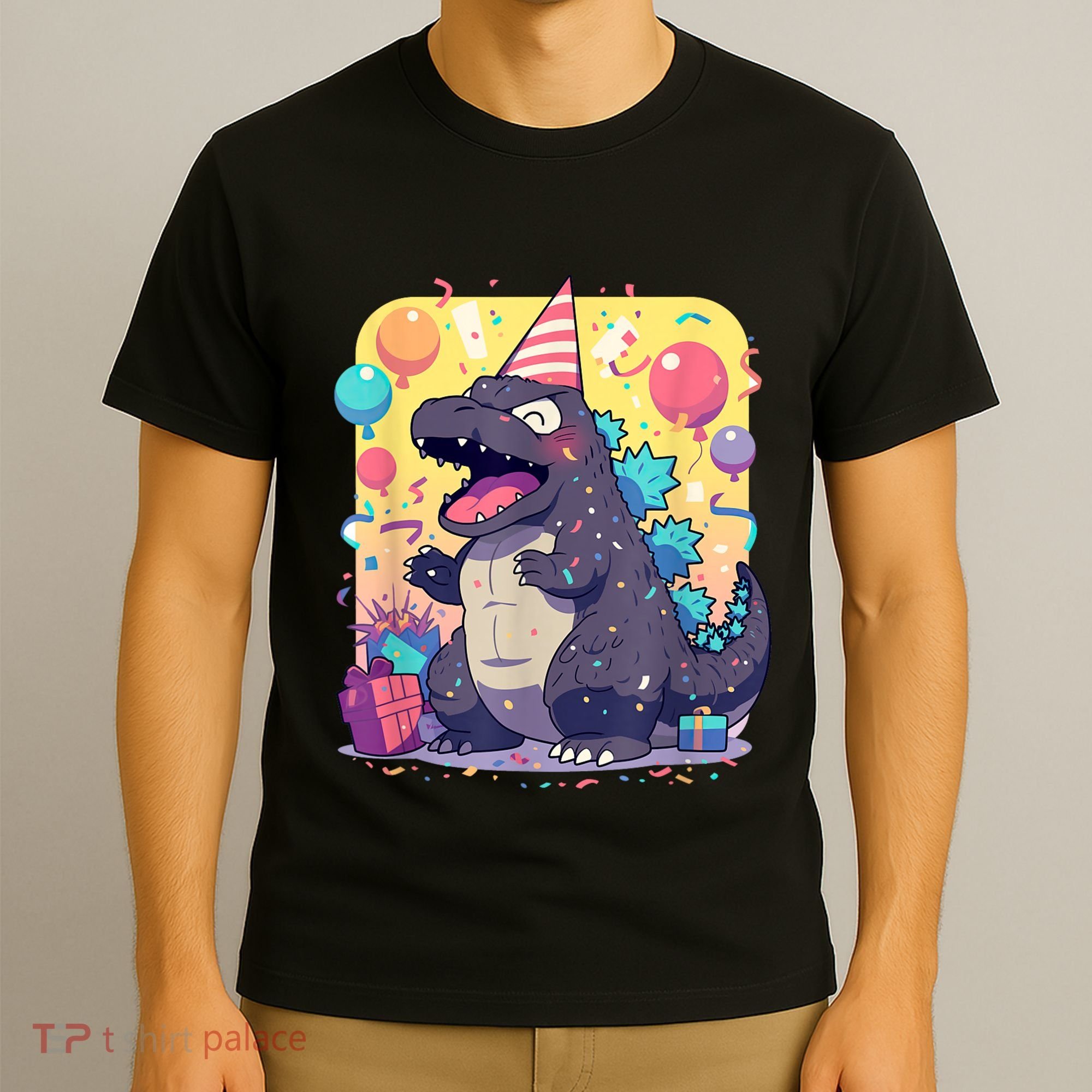 Cute Happy Birthday Japanese Kaiju Monster Epic Party T-Shirt
