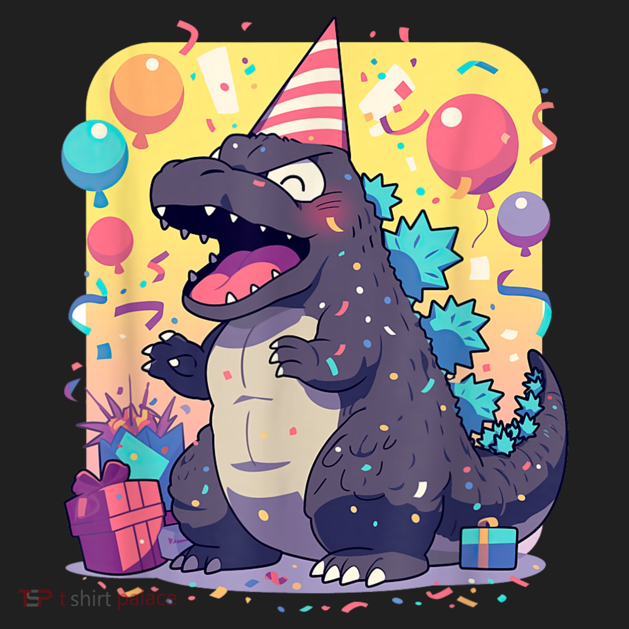Cute Happy Birthday Japanese Kaiju Monster Epic Party Tumbler