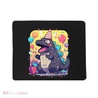 Cute Happy Birthday Japanese Kaiju Monster Epic Party Mousepad thumb 0