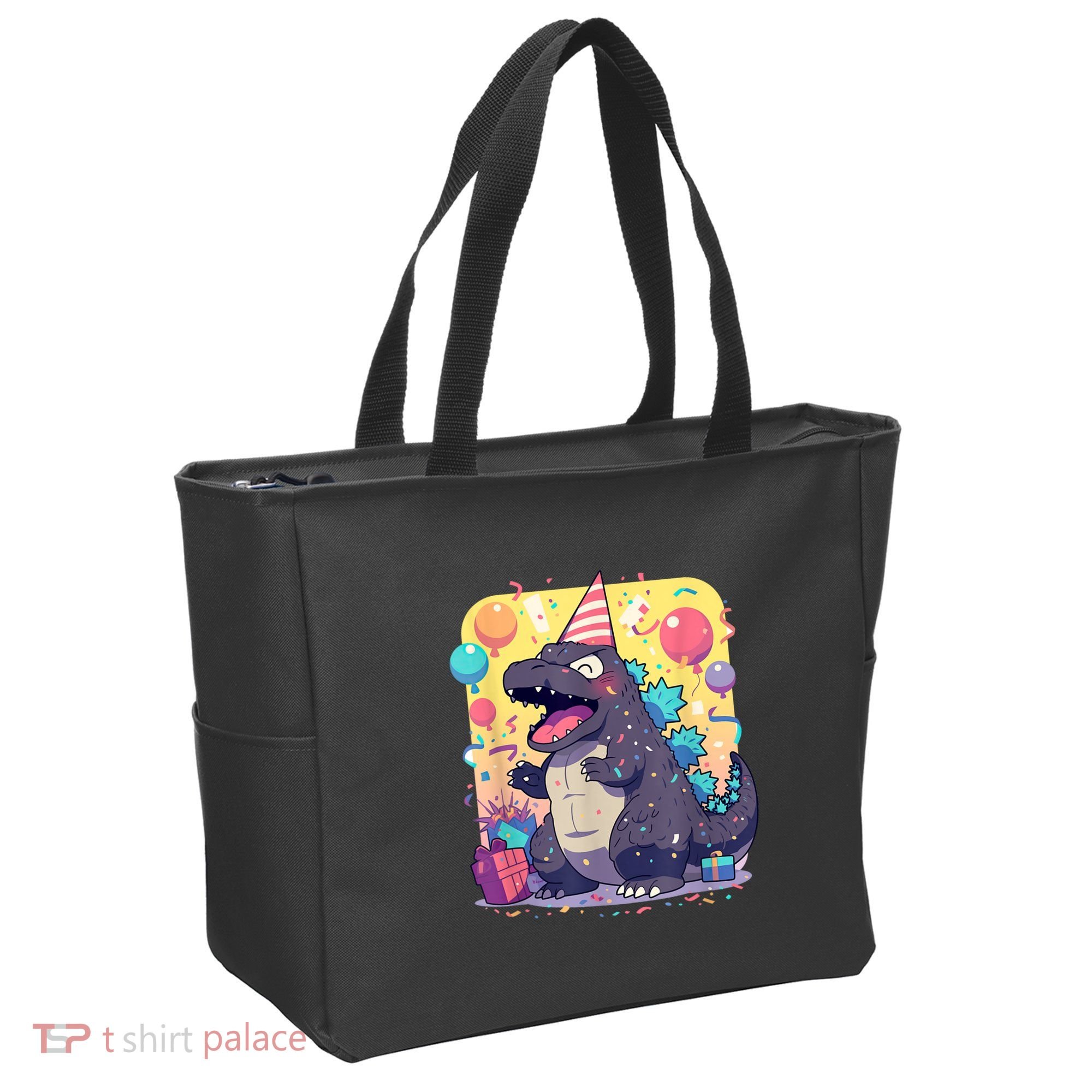 Cute Happy Birthday Japanese Kaiju Monster Epic Party Tote Bag