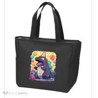 Cute Happy Birthday Japanese Kaiju Monster Epic Party Tote Bag thumb 3