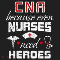 Cna Humor Because Even Nurses Need Heroes Funny Nurse Women's Sweatshirt thumb 2
