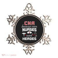 Cna Humor Because Even Nurses Need Heroes Funny Nurse Ornament thumb 0
