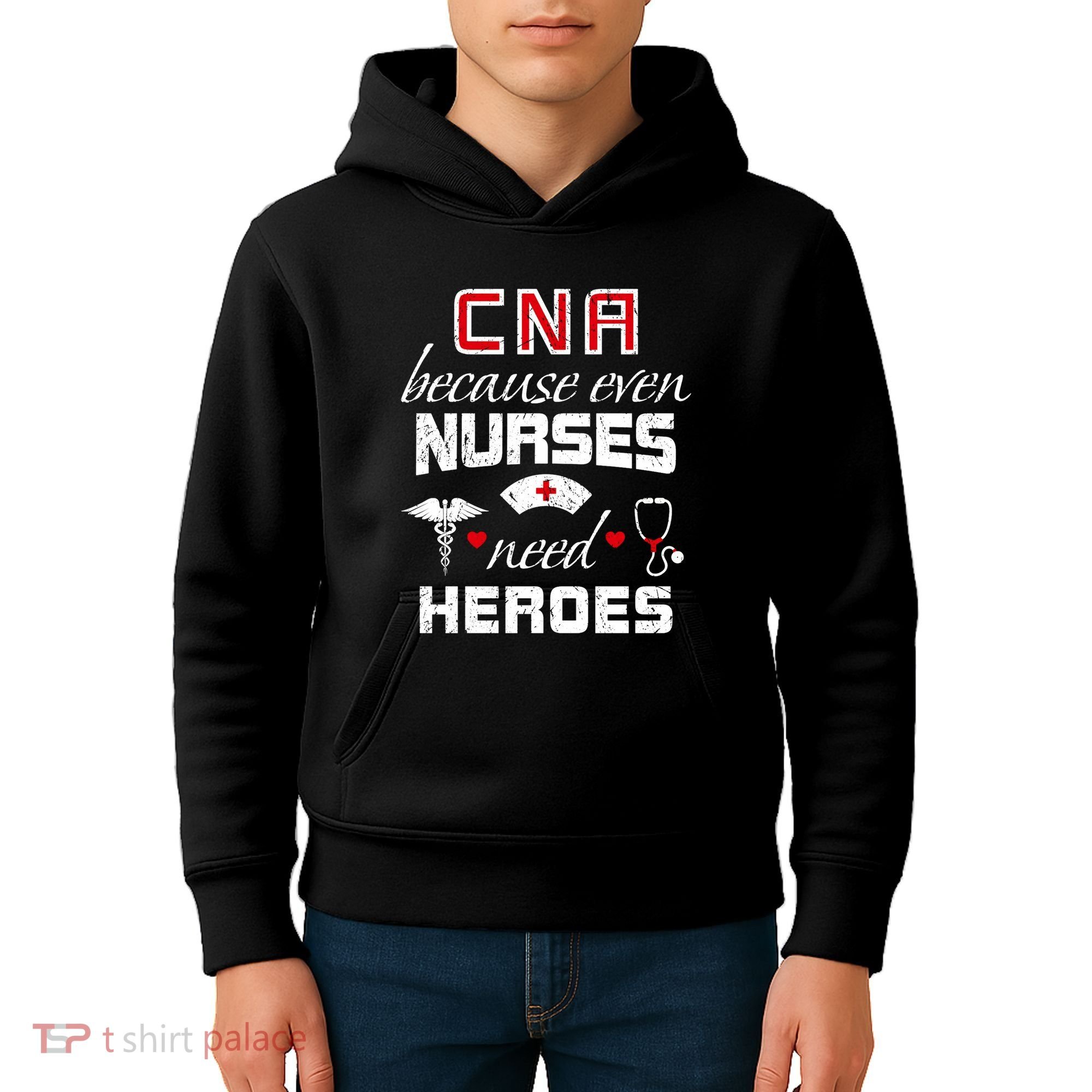 Cna Humor Because Even Nurses Need Heroes Funny Nurse Kids Hoodie