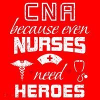 Cna Humor Because Even Nurses Need Heroes Funny Nurse Santa Hat thumb 1