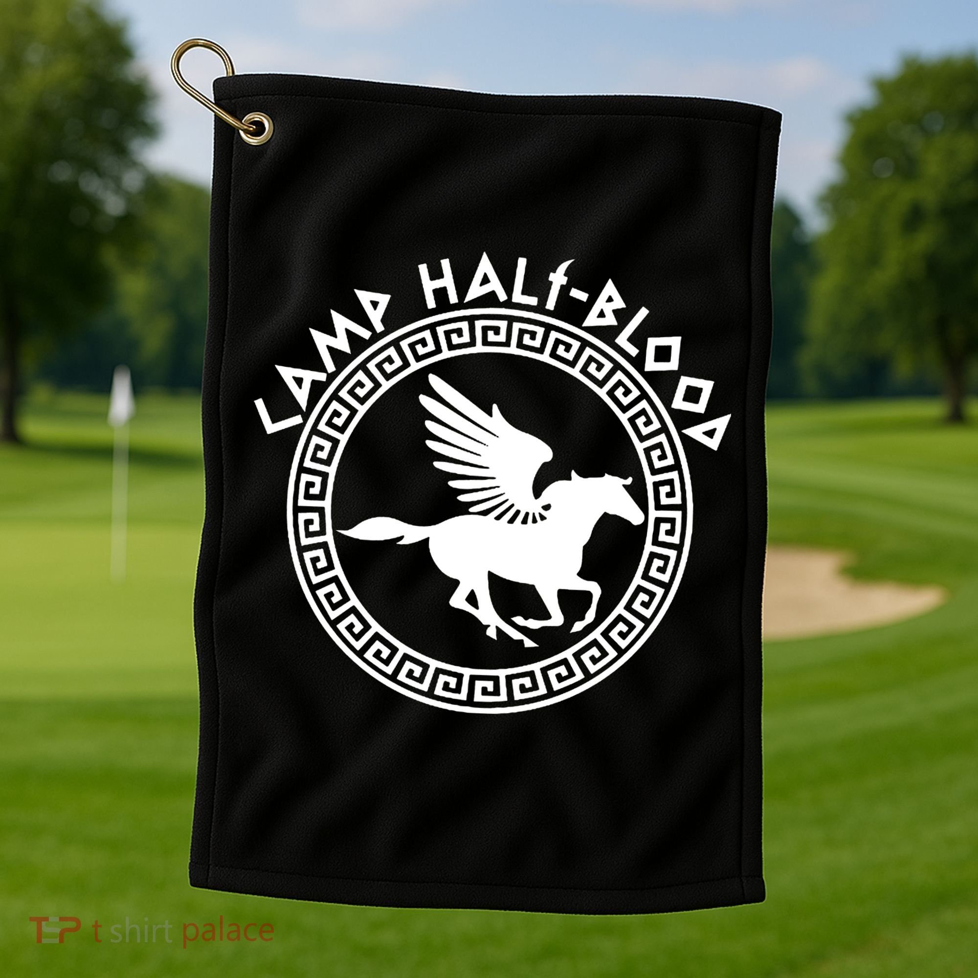 Camp Half Blood Olympian Training Game Golf Towel