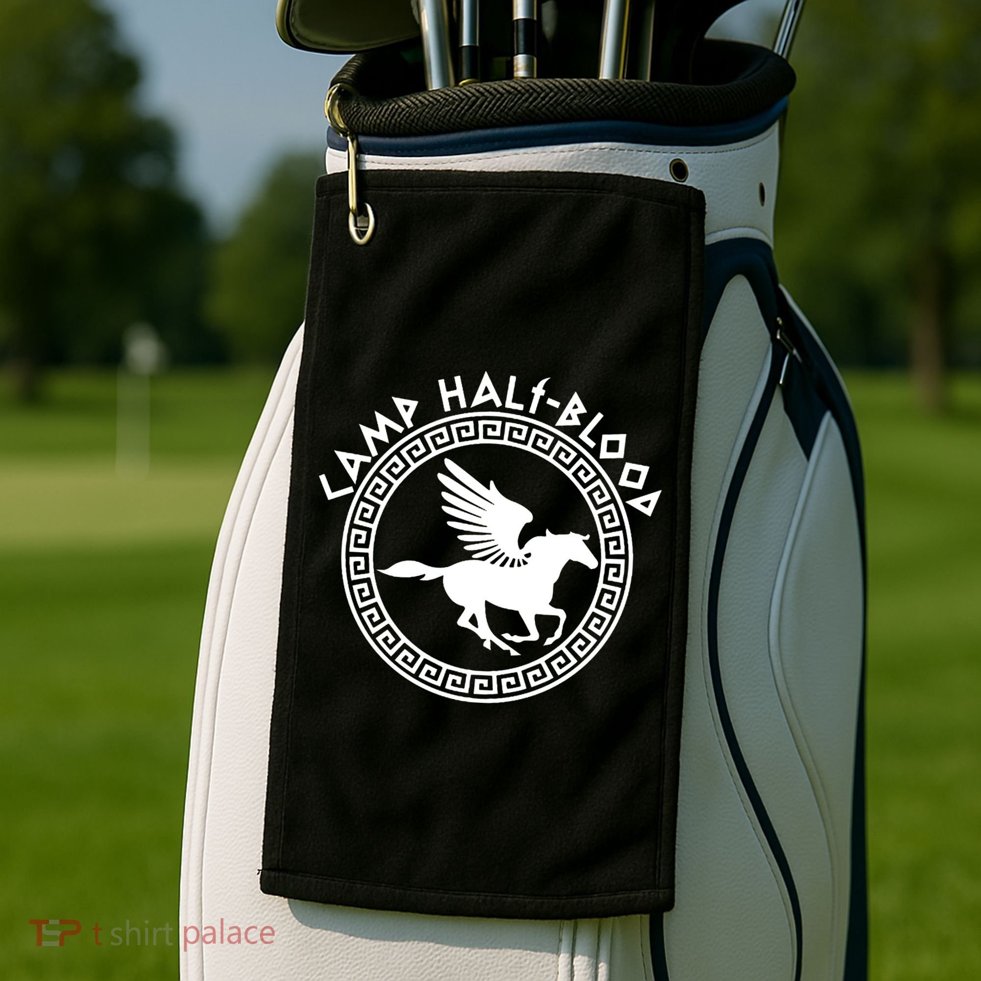 Camp Half Blood Olympian Training Game Golf Towel