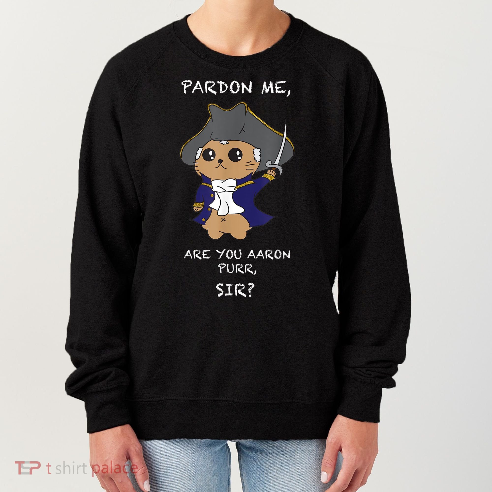 Cute Hamilton Cat Women's Sweatshirt