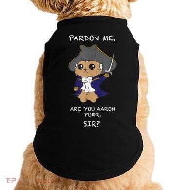 Cute Hamilton Cat Doggie Tank