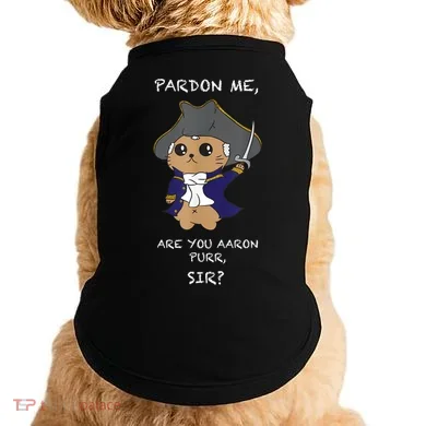 Cute Hamilton Cat Doggie Tank