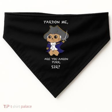 Cute Hamilton Cat USA-Made Doggie Bandana