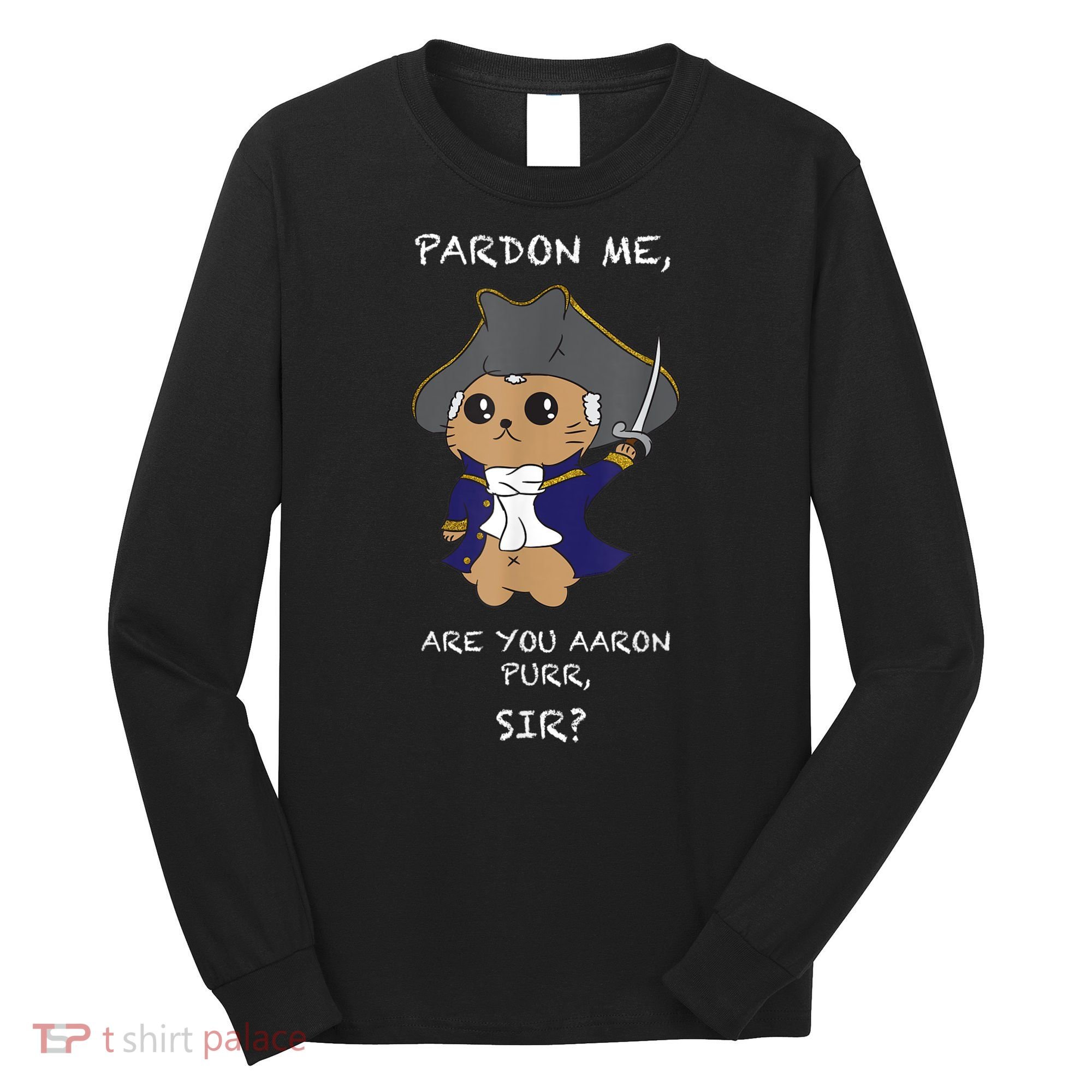 Cute Hamilton Cat Long Sleeve Shirt
