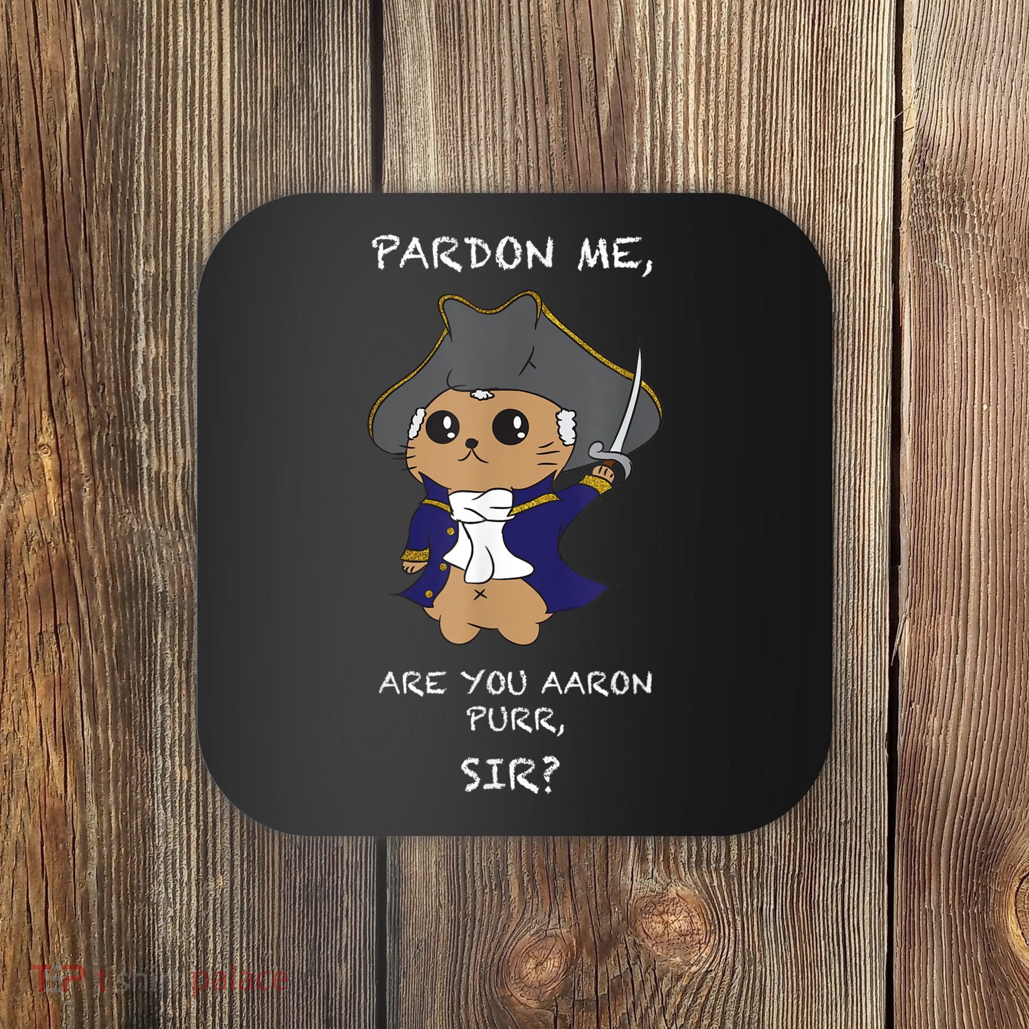 Cute Hamilton Cat Coaster