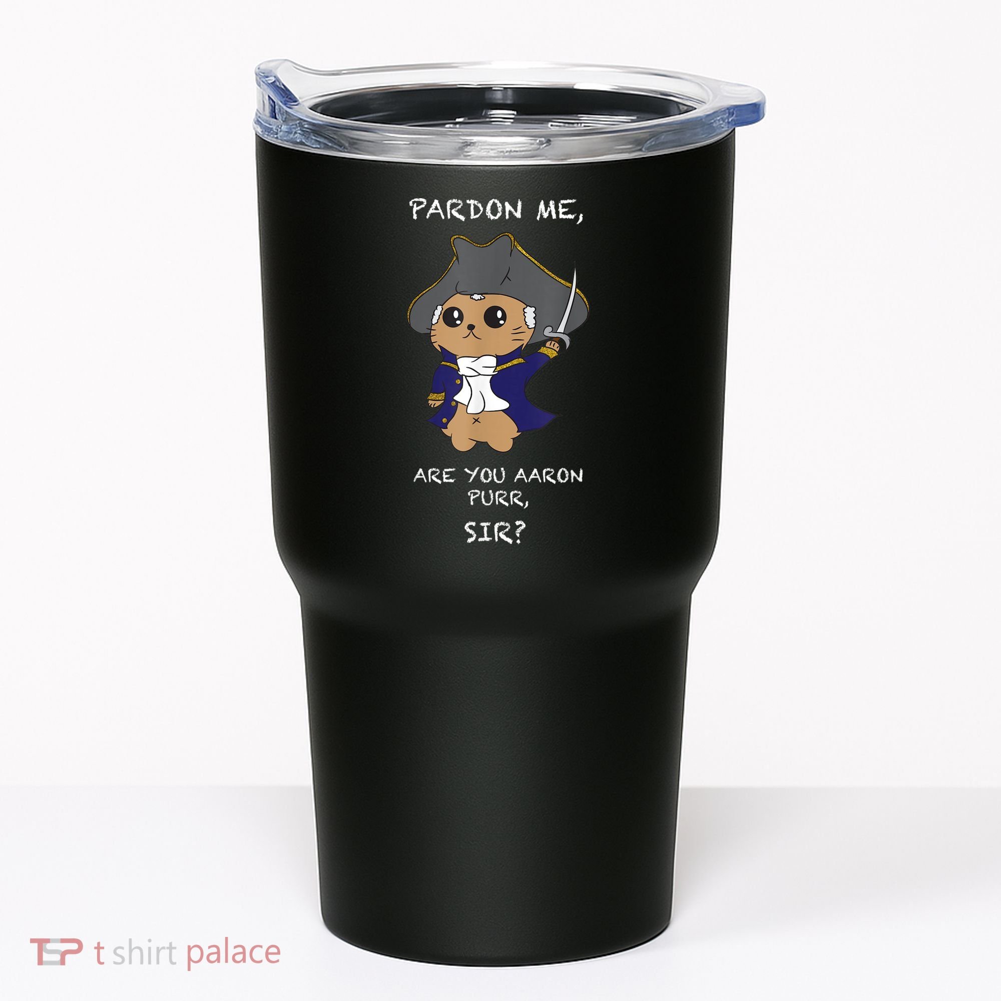 Cute Hamilton Cat Tumbler