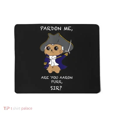 Cute Hamilton Cat Mousepad