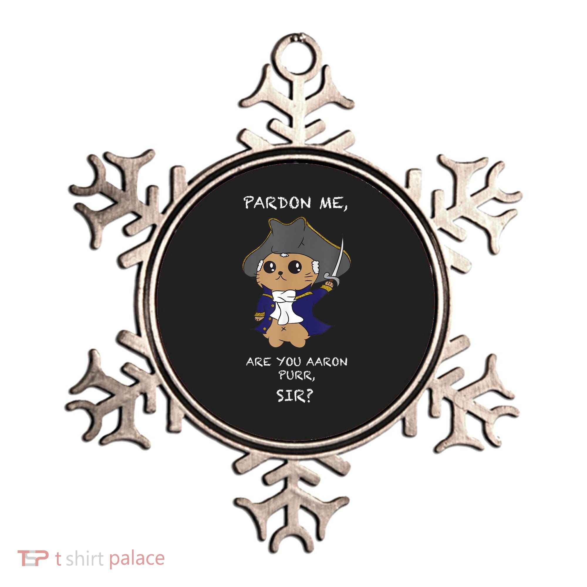 Cute Hamilton Cat Ornament
