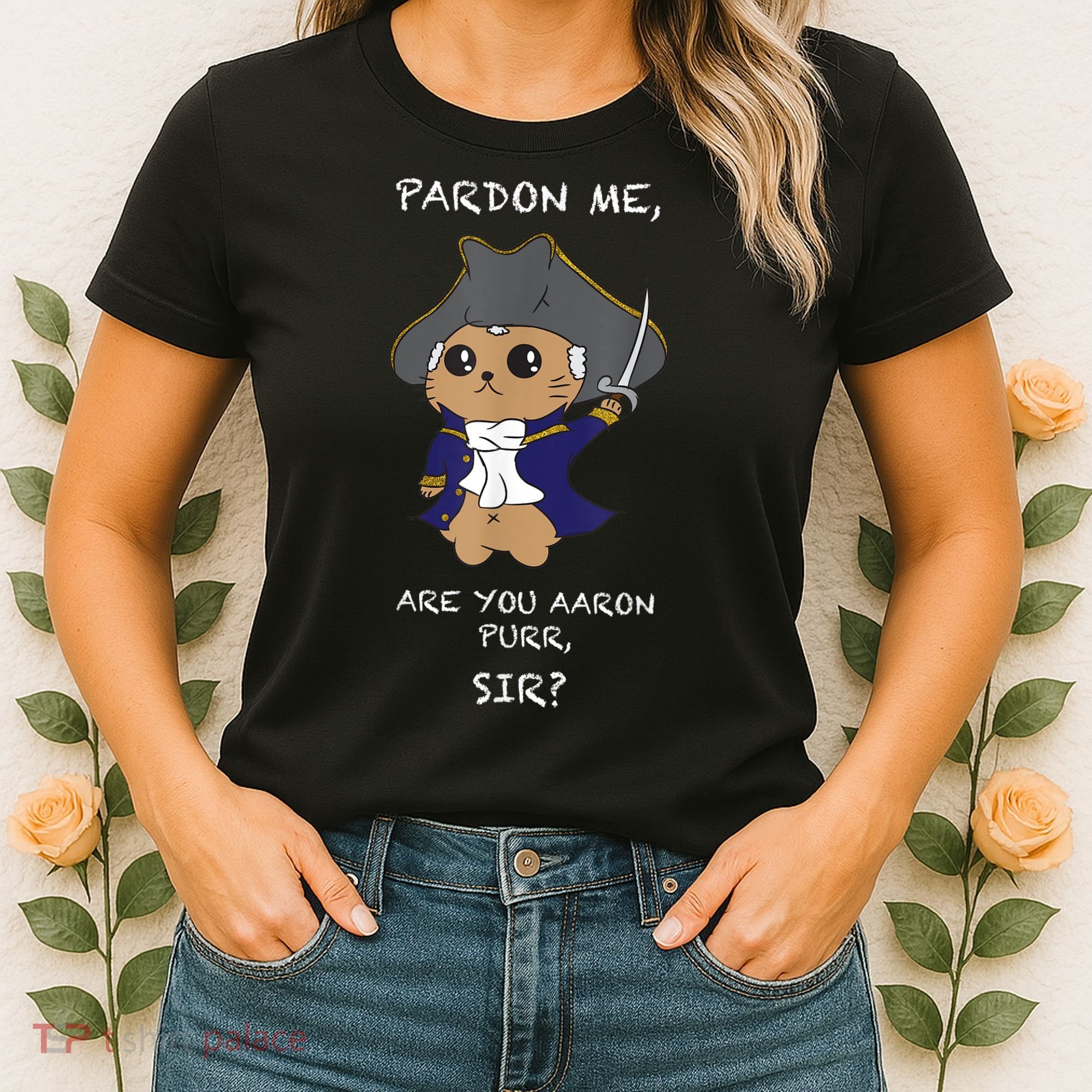 Cute Hamilton Cat Women's T-Shirt
