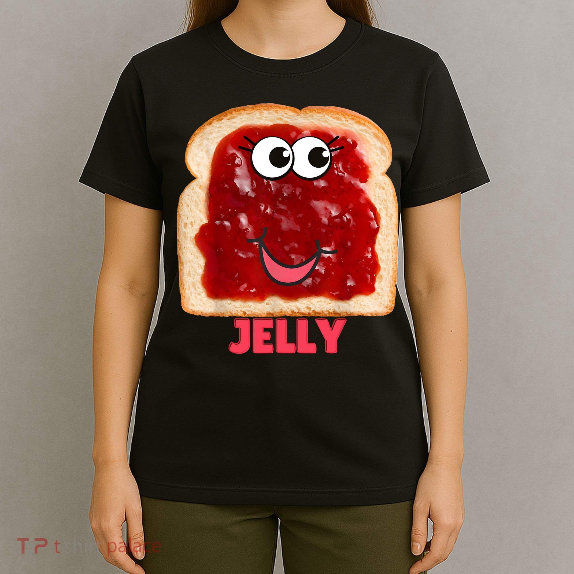 Couples Halloween Costumes For Adults Peanut Butter Jelly T-Shirt