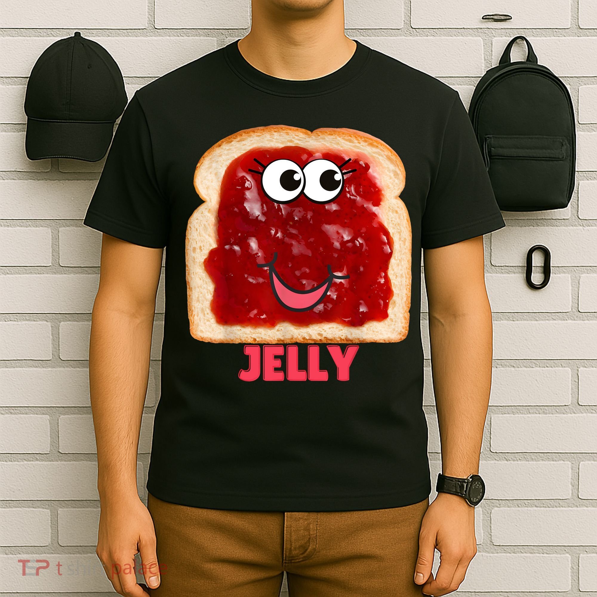 Couples Halloween Costumes For Adults Peanut Butter Jelly T-Shirt