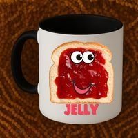 Couples Halloween Costumes For Adults Peanut Butter Jelly Coffee Mug thumb 2