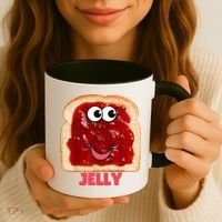 Couples Halloween Costumes For Adults Peanut Butter Jelly Coffee Mug thumb 3