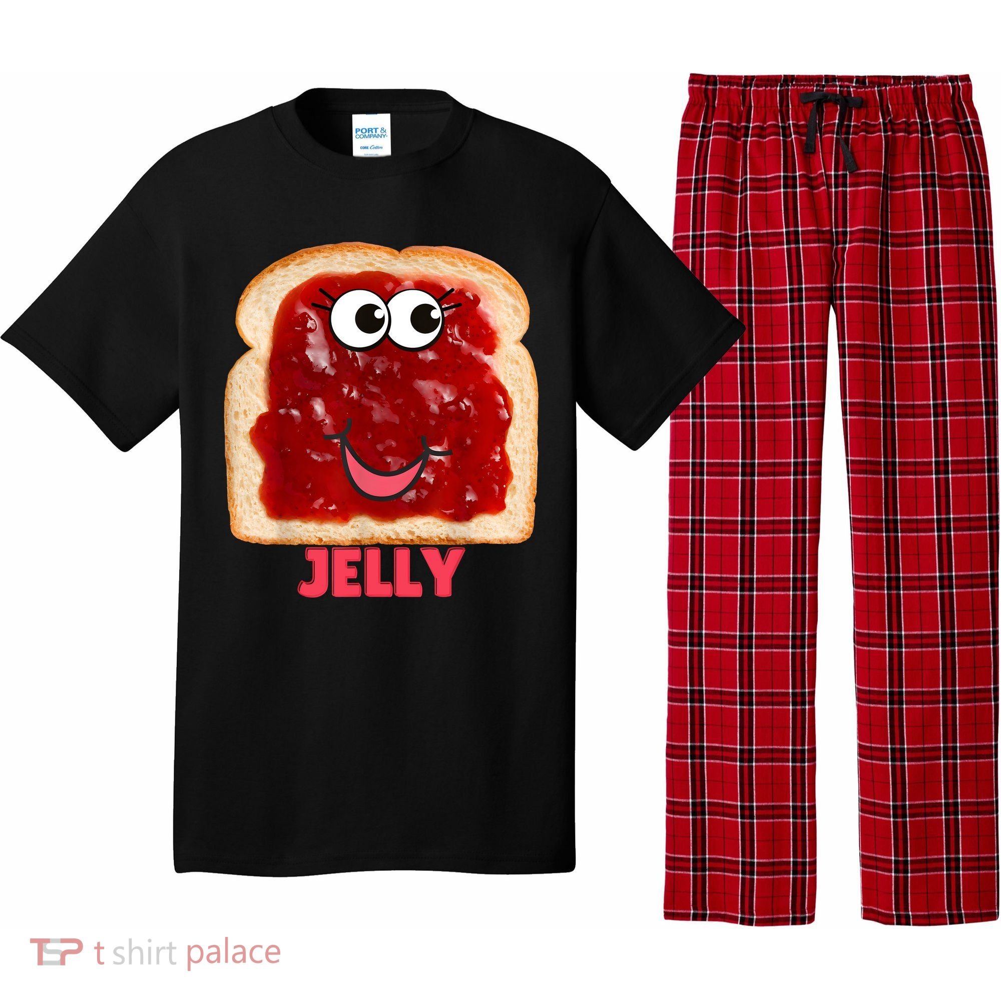 Couples Halloween Costumes For Adults Peanut Butter Jelly Pajama Set