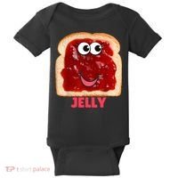 Couples Halloween Costumes For Adults Peanut Butter Jelly Baby Bodysuit thumb 0