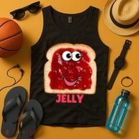 Couples Halloween Costumes For Adults Peanut Butter Jelly Tank Top thumb 4