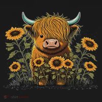 Cute Highland Cattle Cow Funny Highland Cow Women's Hoodie thumb 2