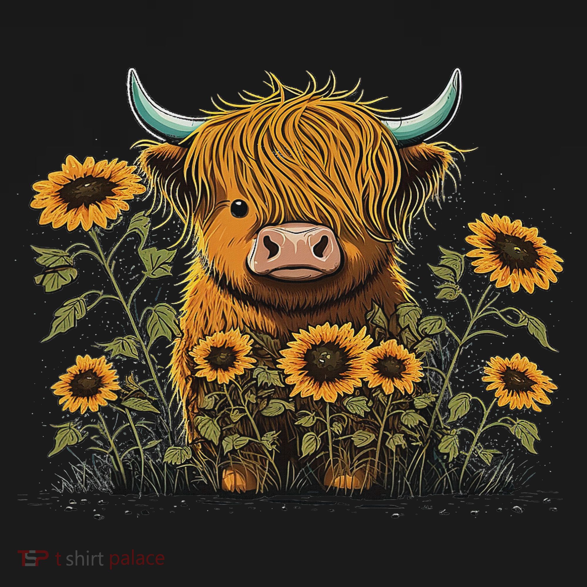 Cute Highland Cattle Cow Funny Highland Cow Women's Hoodie