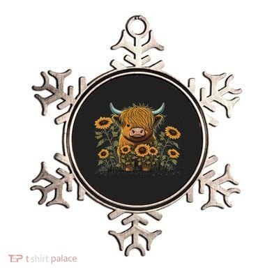 Cute Highland Cattle Cow Funny Highland Cow Ornament