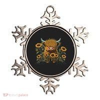 Cute Highland Cattle Cow Funny Highland Cow Ornament thumb 0