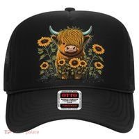 Cute Highland Cattle Cow Funny Highland Cow Hat thumb 0