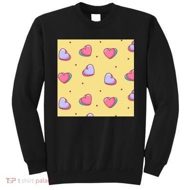 Candy Hearts Cute Valentine's Day Sweatshirt