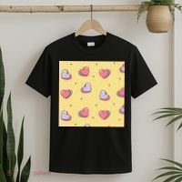Candy Hearts Cute Valentine's Day T-Shirt thumb 2