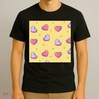 Candy Hearts Cute Valentine's Day T-Shirt thumb 3