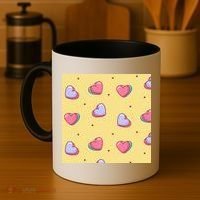 Candy Hearts Cute Valentine's Day Coffee Mug thumb 4