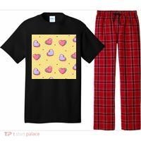 Candy Hearts Cute Valentine's Day Pajama Set thumb 0