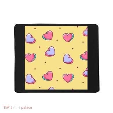 Candy Hearts Cute Valentine's Day Mousepad