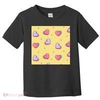 Candy Hearts Cute Valentine's Day Toddler T-Shirt thumb 0