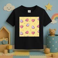 Candy Hearts Cute Valentine's Day Toddler T-Shirt thumb 3