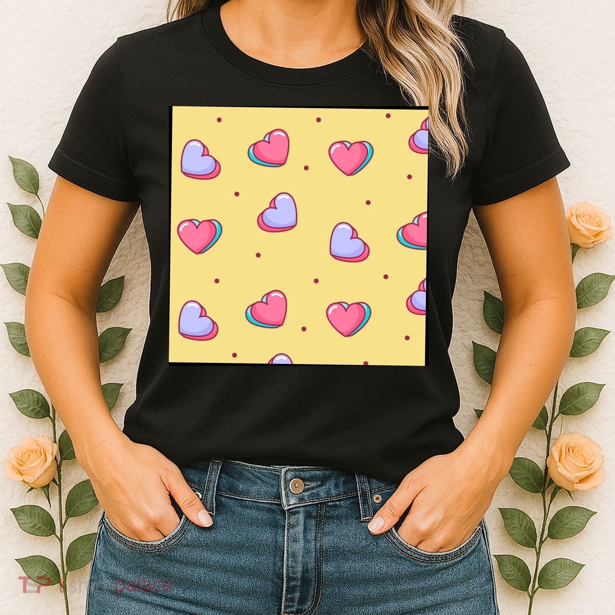Candy Hearts Cute Valentine's Day Women's T-Shirt